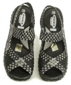 Rock Spring SOFIA čierno béžová dámska gumičková obuv