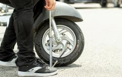 Rockbros bicycle pump JG-004AS (silver)