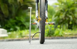 Rockbros bicycle pump JG-004AS (silver)