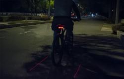 Rockbros Chytré laserové koncové svetlo LKWD-R1 (VÝPREDAJ)