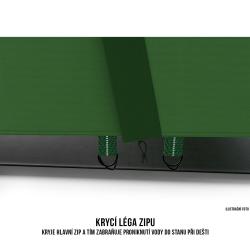 Husky Bigless 5 zelený rodinný stan pro 5 osob