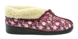 Rogallo 29841 květové dámské zimní papuče