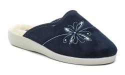 Rogallo 3100-111 modré dámske zimné papuče Rogallo 3100-111 modré dámske zimné papuče