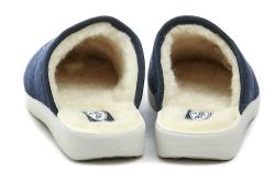 Rogallo 3100-111 modré dámské zimní papuče