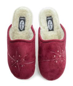 Rogallo 3360-101 bordó dámské zimní papuče
