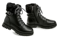 Romika 84R0062010 čierne dámske zimné topánky