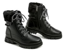 Romika 84R0062010 čierne dámske zimné topánky