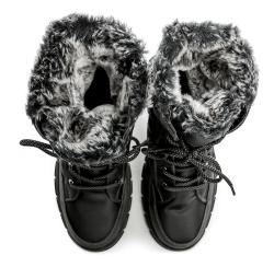 Romika 84R0132001 čierne dámske zimné topánky