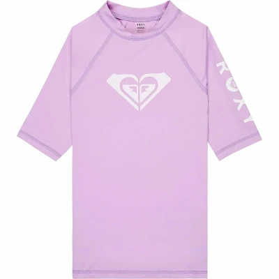 ROXY WHOLE HEARTED dívčí lycrové tričko s krátkým rukávem