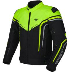 RSA Bunda na motorku Compact 2 EVO černo-šedo-fluo žlutá + sleva 300,- na příslušenství