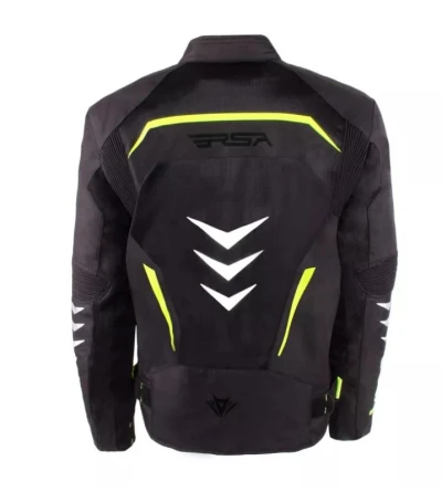 RSA Bunda na motorku Runway černo-fluo žlutá