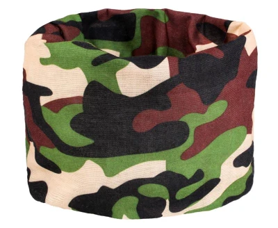 RSA Camo zelený multifunkční šátek na motorku