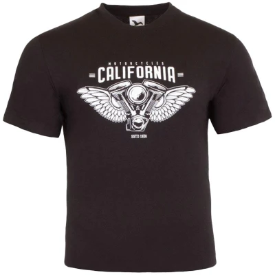 RSA Motorcycles California černé pánské triko