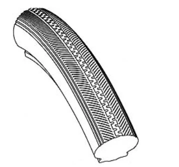 Rubena Plášť 24 x 1 3/8 (540-37) MV4 šedý plný