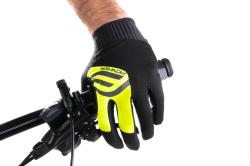 Force MTB POWER černo-fluo cyklistické rukavice