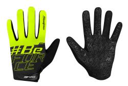 Force Rukavice MTB SWIPE čierno-fluo letné Force Rukavice MTB SWIPE čierno-fluo letné