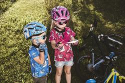 Force Rukavice WOLFIE KID modré