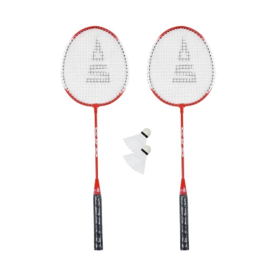 RULYT Sulov červený badmintonový set 2x raketa 2x míček vak