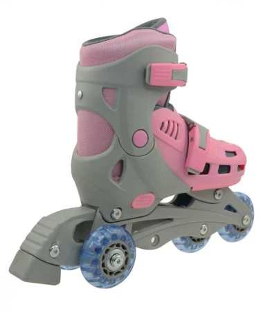 Truly TRISKATE BASIC růžové dětské brusle