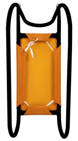 Rulyt Kovové saně 62 cm oranžovo-černé