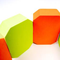 RULYT Plavecký pás Eva 6 dílků zeleno-oranžový