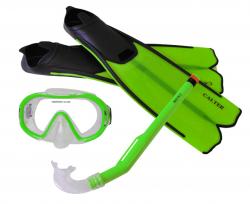 CALTER KIDS S06+M168+F41 PVC, zelený Potápačský set CALTER KIDS S06+M168+F41 PVC, zelený Potápačský set