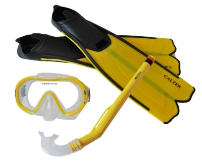 CALTER KIDS S06+M168+F41 PVC, žlutý Potápěčský set CALTER KIDS S06+M168+F41 PVC, žlutý Potápěčský set