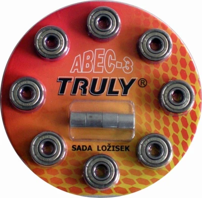 Rulyt Sada ložisek Truly Abec 3 - Carbon/8ks Rulyt Sada ložisek Truly Abec 3 - Carbon/8ks