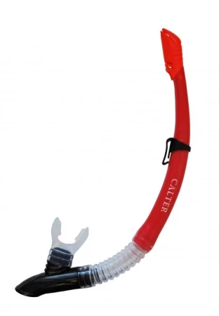 Calter Šnorchl ADULT 63PVC-SILICON, červený
