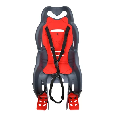 RULYT Zadní dětská cyklosedačka Florida 9 - 22 kg na zadní nosič šedo-červená