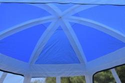 Rulyt zastřešení bazénu do průměru 3.66 m, modro-bílé (VÝPRODEJ)