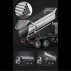 S-idee Mercedes-Benz Arocs RC kovový sklápěč, 1:20, 4WD, šedý + sleva 600,- na příslušenství