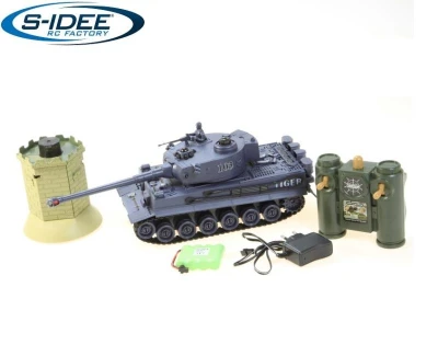 s-Idee RC bojový tank German Tiger s interaktivní věží 1:28 s-Idee RC bojový tank German Tiger s interaktivní věží 1:28