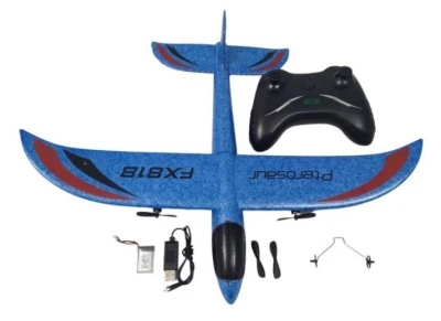 s-Idee RC letadlo FX818 2,4 Ghz modrá