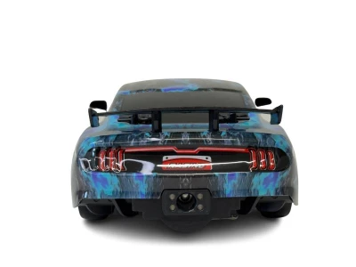RC driftovací auto Ford Mustang světla, pára, baterie, 1:16 4WD