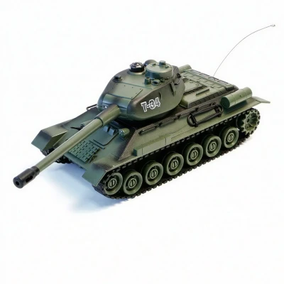 s-Idee Steffen Stabler T-34 khaki 1:28 RTR RC bojující tank