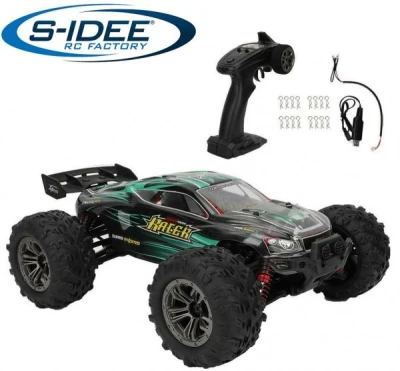 SPIRIT RACER SUPER truggy 4WD, 1:16, 2,4 GHz, rychlost až 36 km/h, RTR, zelený