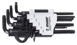 UNIOR Sada 8 kľúčov torx v puzdre 9 - 40