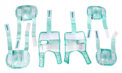 Croxer Dream Fibre mint sada chráničů a přilby