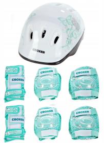 Croxer Silky Fibre MINT sada chráničov a prilby