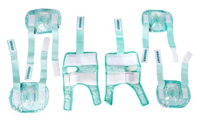 Croxer Silky Fibre MINT sada chráničů a přilby