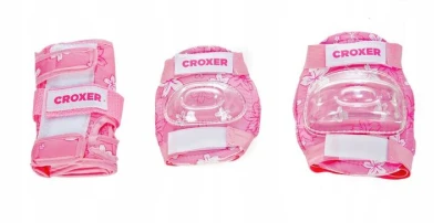 Croxer Fibre pink, dětské sada chráničů
