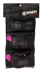Raven Dexard black/pink sada chráničů