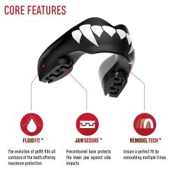 Safe Jawz Chránič zubů Ortho Series Black Fangz