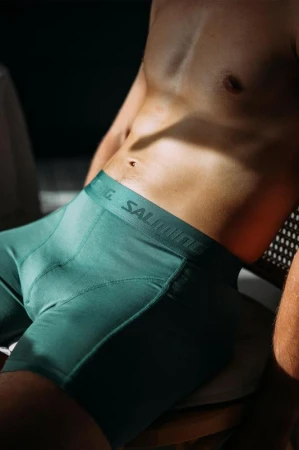 Salming 2-Pack Bamboo Boxer Black / Green