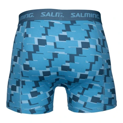 Salming 2-Pack Cotton Boxer Pixel Blue