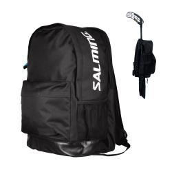 Salming Backpack with stick holder Black Salming Backpack with stick holder Black