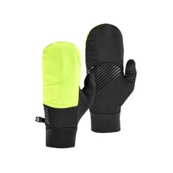 Salming CEP rukavice Cold Weather 2v1 Neon Yellow/Black
