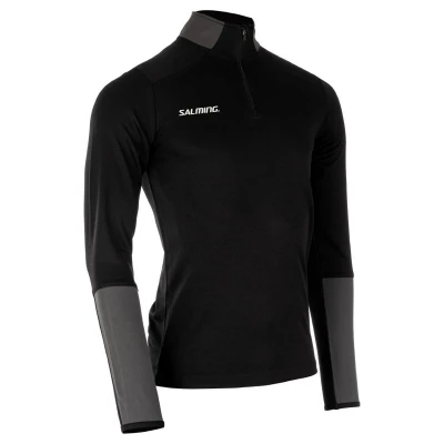 Salming Core 21 Halfzip Jkt Black/Asphalt Salming Core 21 Halfzip Jkt Black/Asphalt