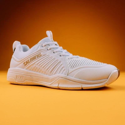 Salming Eagle 2 White/Gold sálovky POUZE EU 44,5 - UK 9,5 - 28,5 cm (VÝPRODEJ)